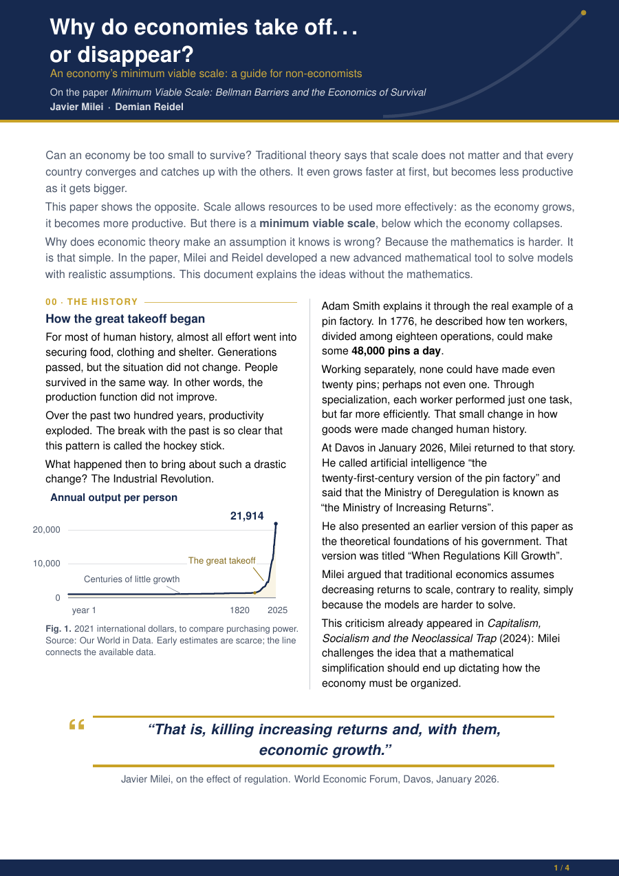 First page of the plain language paper in English